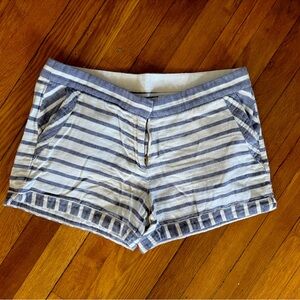 J Crew striped shorts size 8 size 6 nautical